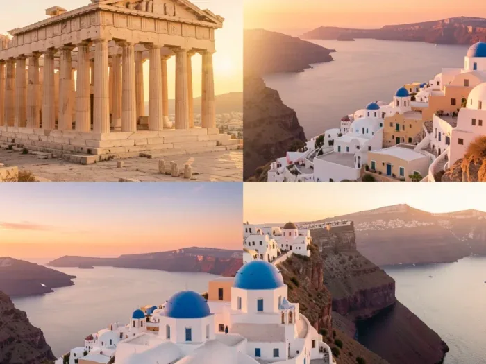 4 Nights Athens & Santorini Escape