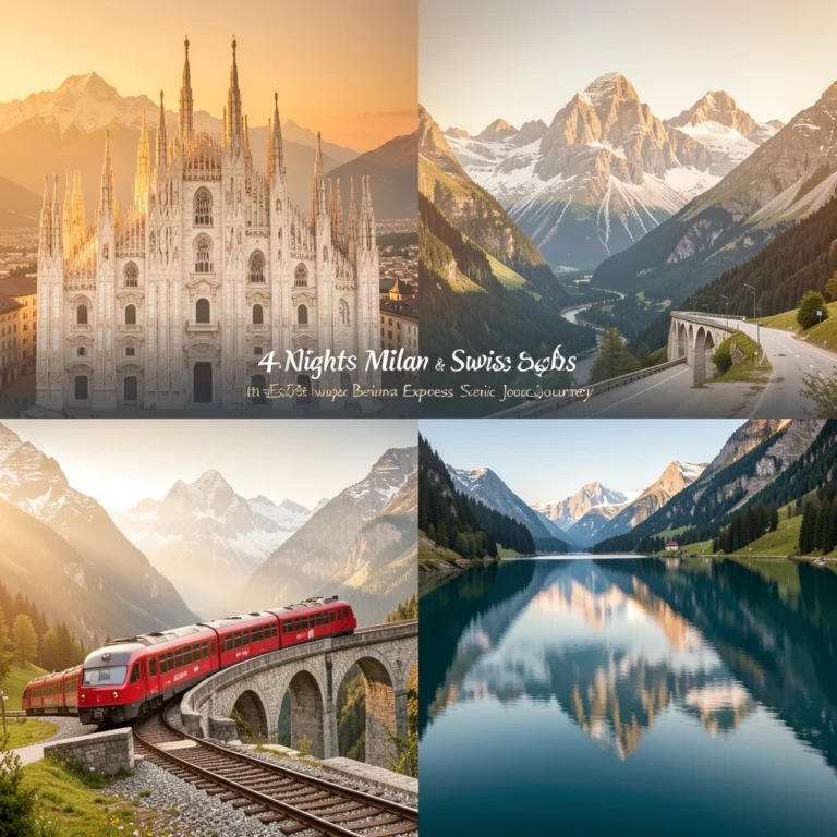 4 Nights Milan & Swiss Alps Escape with Bernina Express Scenic Journey