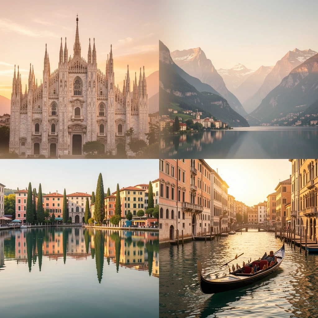 6 Nights Milan, Lake Como & Venice Holiday (2+2+2)