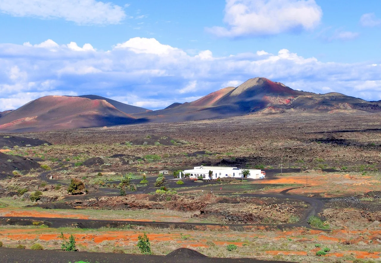 Volcanic landscape at La Geria, Lanzarote
