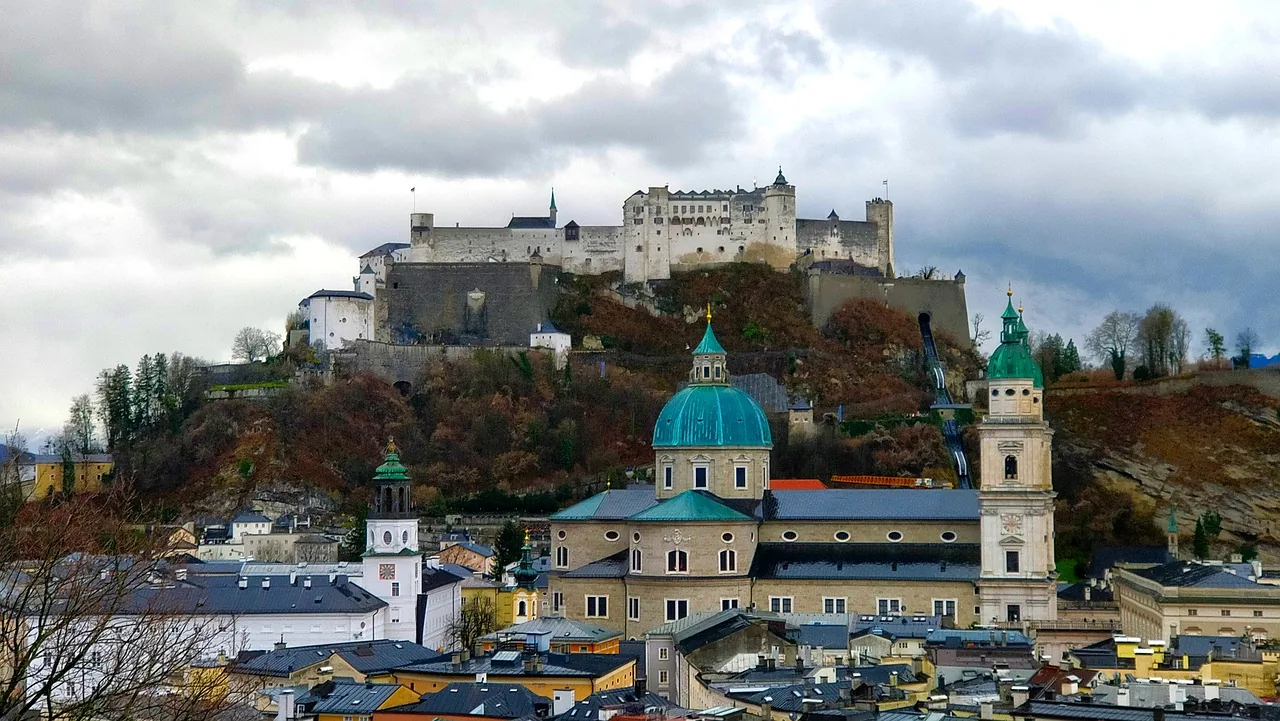 Salzburg Cathedral and Hohensalzburg Fortress